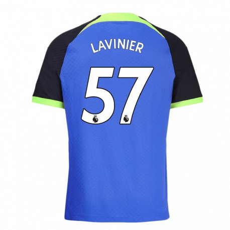 Kandiny Kinder Marcel Lavinier #57 Blau Grün Auswärtstrikot Trikot 2022/23 T-shirt