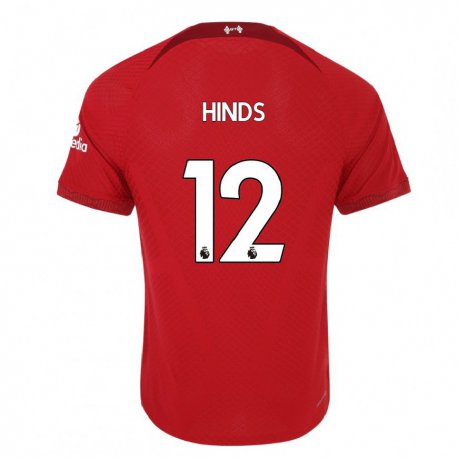 Kandiny Herren Taylor Hinds #12 Dunkelrot Heimtrikot Trikot 2022/23 T-shirt