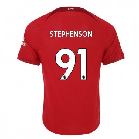 Kandiny Herren Luca Stephenson #91 Dunkelrot Heimtrikot Trikot 2022/23 T-shirt