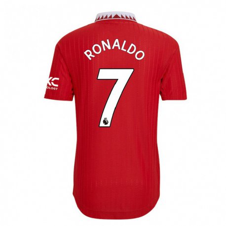Kandiny Herren Cristiano Ronaldo #7 Rot Heimtrikot Trikot 2022/23 T-shirt