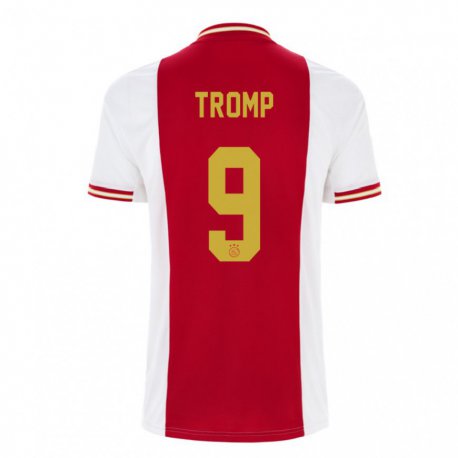 Kandiny Herren Nikita Tromp #9 Dunkelrot Weiß Heimtrikot Trikot 2022/23 T-shirt