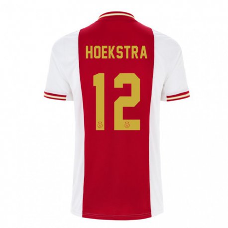 Kandiny Herren Isabelle Hoekstra #12 Dunkelrot Weiß Heimtrikot Trikot 2022/23 T-shirt