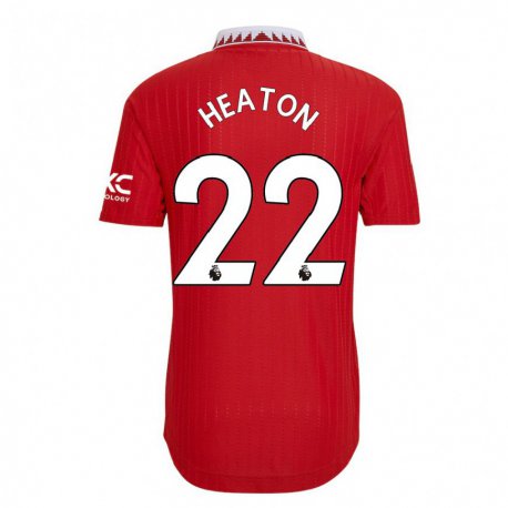 Kandiny Herren Tom Heaton #22 Rot Heimtrikot Trikot 2022/23 T-shirt