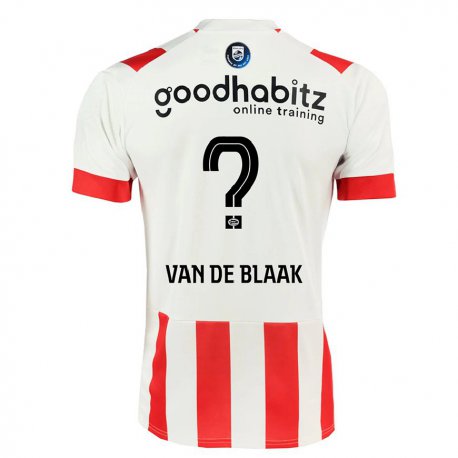 Kandiny Herren Emmanuel Van De Blaak #0 Dunkelrosa Heimtrikot Trikot 2022/23 T-shirt
