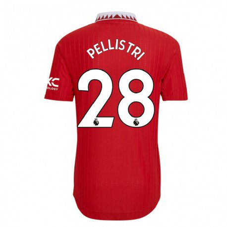 Kandiny Herren Facundo Pellistri #28 Rot Heimtrikot Trikot 2022/23 T-shirt