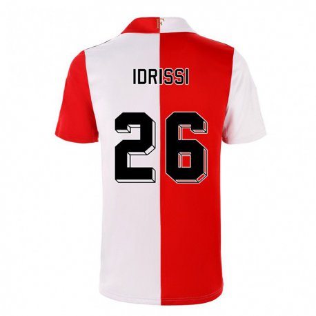 Kandiny Herren Oussama Idrissi #26 Chili Weiß Heimtrikot Trikot 2022/23 T-shirt