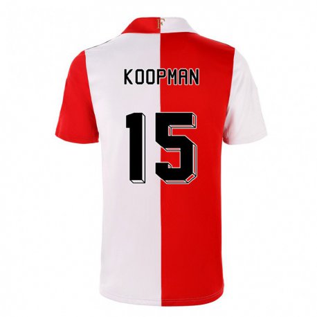 Kandiny Herren Sanne Koopman #15 Chili Weiß Heimtrikot Trikot 2022/23 T-shirt