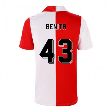 Kandiny Herren Mimeirhel Benita #43 Chili Weiß Heimtrikot Trikot 2022/23 T-shirt