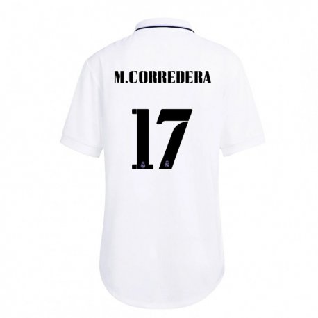 Kandiny Herren Marta Corredera #17 Weiß Lila Heimtrikot Trikot 2022/23 T-shirt