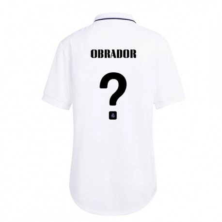 Kandiny Herren Rafael Obrador #0 Weiß Lila Heimtrikot Trikot 2022/23 T-shirt