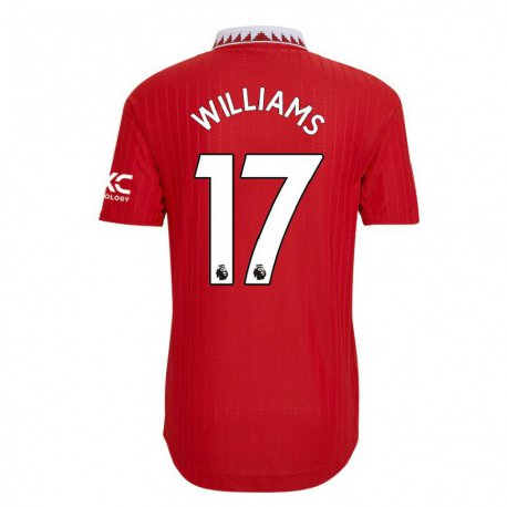 Kandiny Herren Rachel Williams #17 Rot Heimtrikot Trikot 2022/23 T-shirt