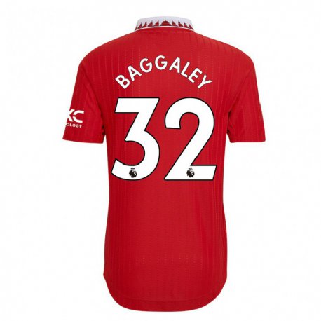 Kandiny Herren Sophie Baggaley #32 Rot Heimtrikot Trikot 2022/23 T-shirt