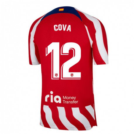 Kandiny Herren Adrian Cova #12 Rot Weiß Blau Heimtrikot Trikot 2022/23 T-Shirt