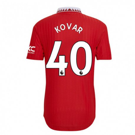 Kandiny Herren Matej Kovar #40 Rot Heimtrikot Trikot 2022/23 T-shirt