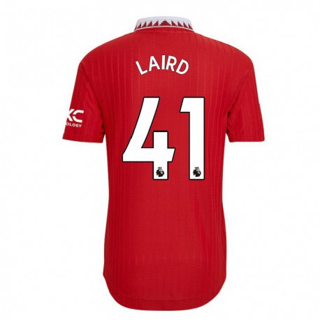 Kandiny Herren Ethan Laird #41 Rot Heimtrikot Trikot 2022/23 T-shirt