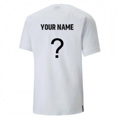Kandiny Herren Ihren Namen #0 Cremiges Weiß Heimtrikot Trikot 2022/23 T-shirt