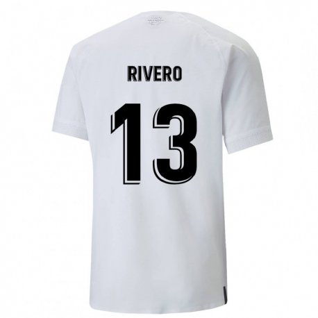 Kandiny Herren Cristian Rivero #13 Cremiges Weiß Heimtrikot Trikot 2022/23 T-shirt