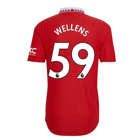 Kandiny Herren Charlie Wellens #59 Rot Heimtrikot Trikot 2022/23 T-shirt