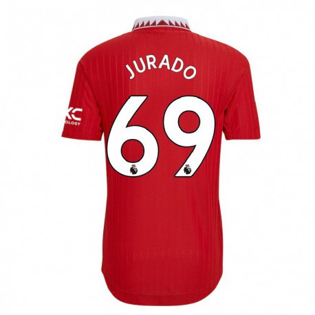 Kandiny Herren Marc Jurado #69 Rot Heimtrikot Trikot 2022/23 T-shirt