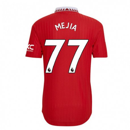 Kandiny Herren Mateo Mejia #77 Rot Heimtrikot Trikot 2022/23 T-shirt
