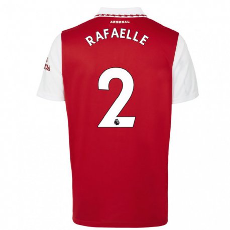 Kandiny Herren Rafaelle Souza #2 Rot Weiß Heimtrikot Trikot 2022/23 T-shirt