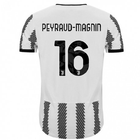Kandiny Herren Pauline Peyraud-Magnin #16 Weiß Schwarz Heimtrikot Trikot 2022/23 T-Shirt