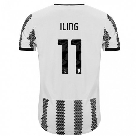 Kandiny Herren Samuel Iling-junior #11 Weiß Schwarz Heimtrikot Trikot 2022/23 T-shirt