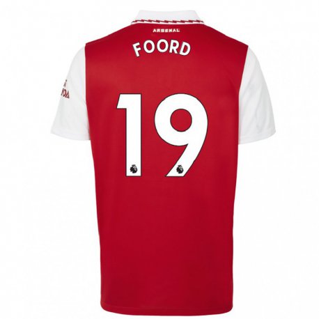 Kandiny Herren Caitlin Foord #19 Rot Weiß Heimtrikot Trikot 2022/23 T-shirt