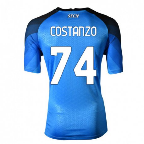 Kandiny Herren Davide Costanzo #74 Dunkelblau Grau Heimtrikot Trikot 2022/23 T-Shirt