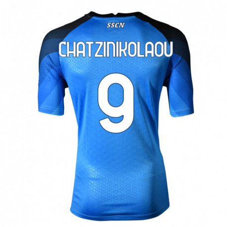Kandiny Herren Despoina Chatzinikolaou #9 Dunkelblau Grau Heimtrikot Trikot 2022/23 T-Shirt