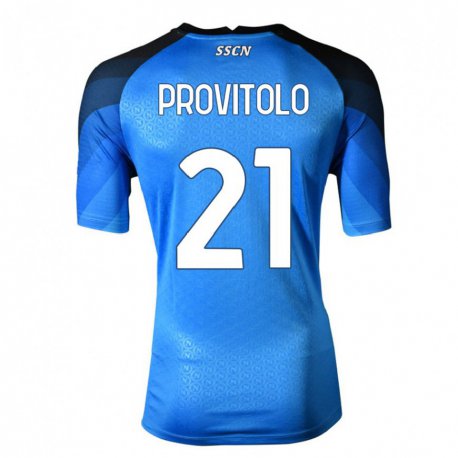 Kandiny Herren Vincenzo Provitolo #21 Dunkelblau Grau Heimtrikot Trikot 2022/23 T-Shirt