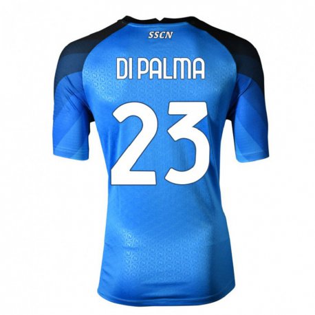 Kandiny Herren Manuel Di Palma #23 Dunkelblau Grau Heimtrikot Trikot 2022/23 T-Shirt