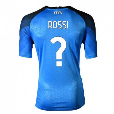 Kandiny Herren Francesco Rossi #0 Dunkelblau Grau Heimtrikot Trikot 2022/23 T-Shirt
