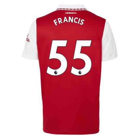 Kandiny Herren Jack Henry Francis #55 Rot Weiß Heimtrikot Trikot 2022/23 T-shirt