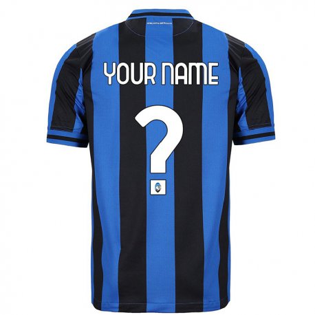 Kandiny Herren Ihren Namen #0 Blau Schwarz Heimtrikot Trikot 2022/23 T-shirt