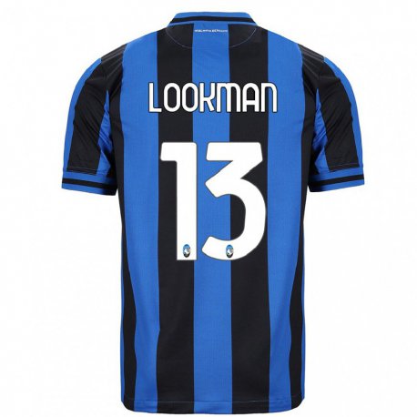 Kandiny Herren Ademola Lookman #13 Blau Schwarz Heimtrikot Trikot 2022/23 T-shirt