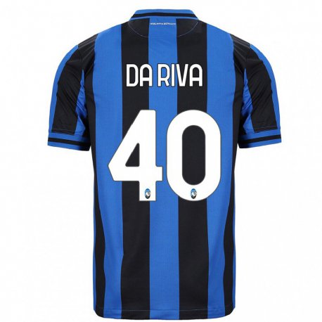 Kandiny Herren Jacopo Da Riva #40 Blau Schwarz Heimtrikot Trikot 2022/23 T-shirt