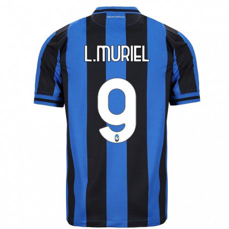Kandiny Herren Luis Muriel #9 Blau Schwarz Heimtrikot Trikot 2022/23 T-shirt