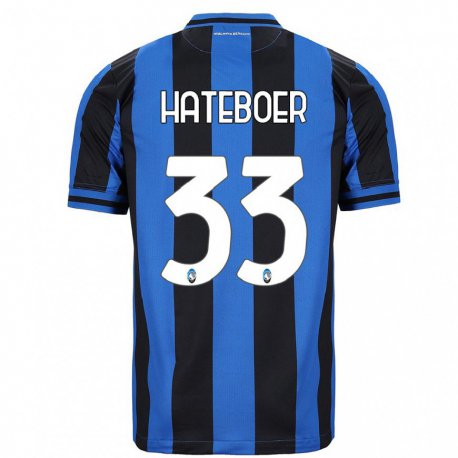 Kandiny Herren Hans Hateboer #33 Blau Schwarz Heimtrikot Trikot 2022/23 T-shirt