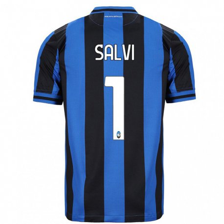 Kandiny Herren Margherita Salvi #1 Blau Schwarz Heimtrikot Trikot 2022/23 T-shirt