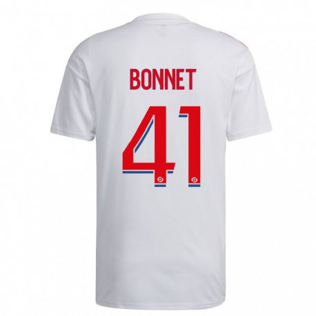 Kandiny Herren Noam Bonnet #41 Weiß Blau Rot Heimtrikot Trikot 2022/23 T-Shirt