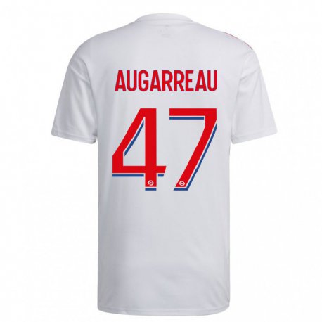 Kandiny Herren Sofiane Augarreau #47 Weiß Blau Rot Heimtrikot Trikot 2022/23 T-Shirt