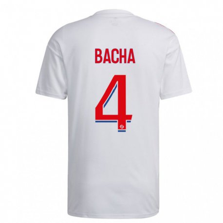 Kandiny Herren Selma Bacha #4 Weiß Blau Rot Heimtrikot Trikot 2022/23 T-Shirt