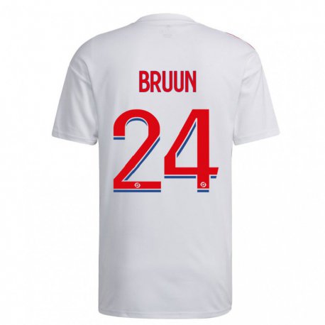 Kandiny Herren Signe Bruun #24 Weiß Blau Rot Heimtrikot Trikot 2022/23 T-Shirt
