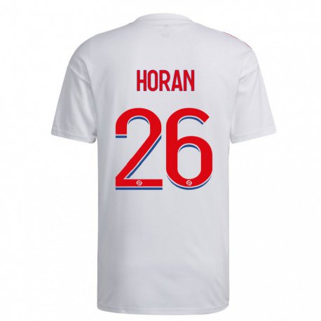 Kandiny Herren Lindsey Horan #26 Weiß Blau Rot Heimtrikot Trikot 2022/23 T-Shirt