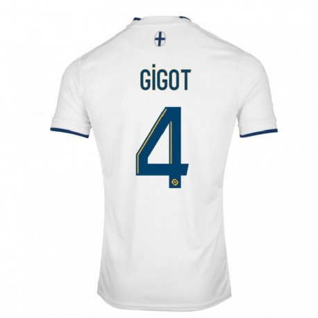 Kandiny Herren Samuel Gigot #4 Weißer Saphir Heimtrikot Trikot 2022/23 T-Shirt
