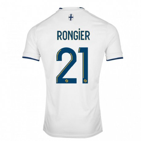 Kandiny Herren Valentin Rongier #21 Weißer Saphir Heimtrikot Trikot 2022/23 T-Shirt