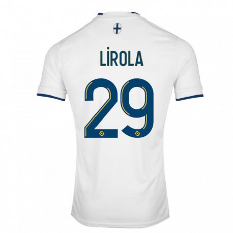 Kandiny Herren Pol Lirola #29 Weißer Saphir Heimtrikot Trikot 2022/23 T-Shirt