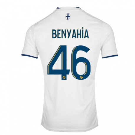 Kandiny Herren Aylan Benyahia-Tani #46 Weißer Saphir Heimtrikot Trikot 2022/23 T-Shirt