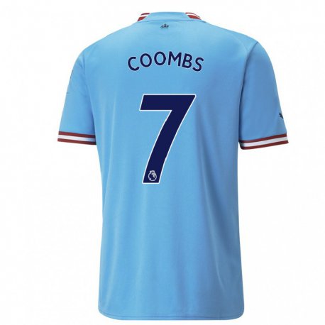 Kandiny Herren Laura Coombs #7 Blau Rot Heimtrikot Trikot 2022/23 T-shirt
